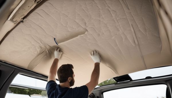 Comment réparer votre ciel de toit avec un tissu adapté